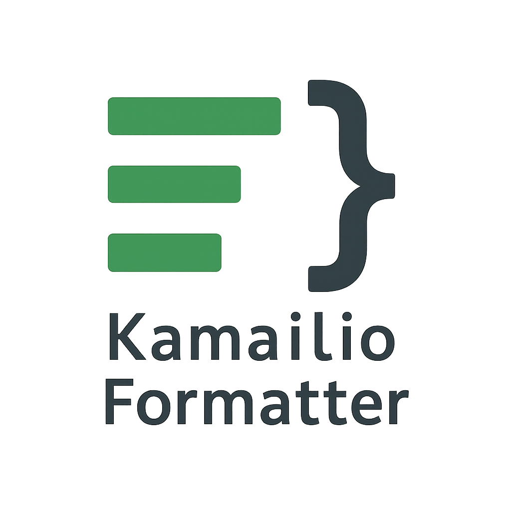 Kamailio Formatter